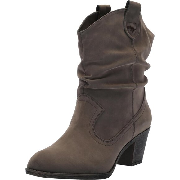 Shoes - 🆕Rocket Dog Women’s Brown Fabric Sheriff Modern Ankle Boot with Pull-Up Tabs